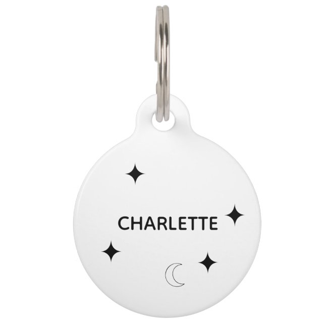 Hundehalsband-Tag Personalisiert Cat Tag Haustiermarke (Vorderseite)