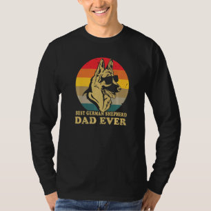 Hundehalter Apparel Bester deutscher Schäferhund-V T-Shirt