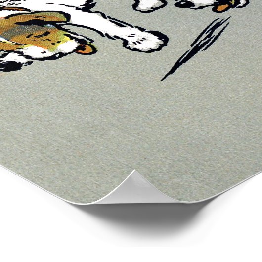 Hundehaufen Poster (Ecke)