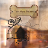 Hundehaus Fensteraufkleber (Blatt 2)