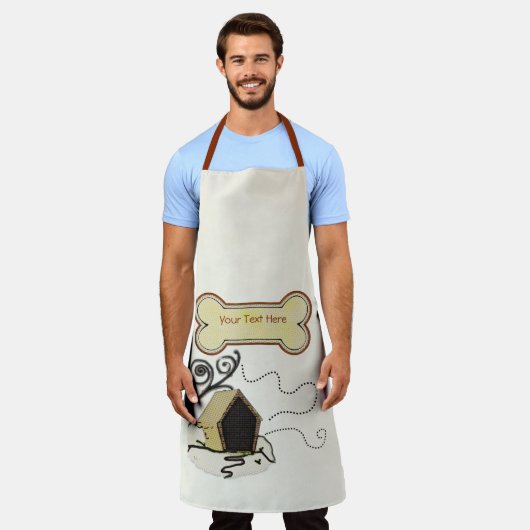 Hundehaus Schürze (Getragen)