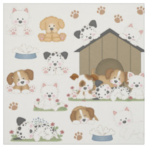 Hundehaus Stoff
