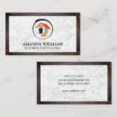 Hundehaus | Visitenkarte "Holzgrenzen" (Vorne/Hinten)