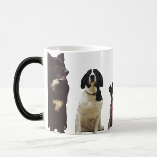 Hundehaustier-Tasse Verwandlungstasse (Links)