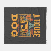 Hundeheim Vintage-Haus Fleecedecke (Vorderseite (Horizontal))