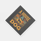 Hundeheim Vintage-Haus Serviette (Ecke)
