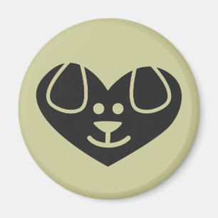 Hundeherz 2 Magnet