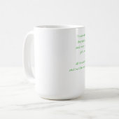 Hundeherz-Zitat-Tasse Kaffeetasse (Vorderseite Links)