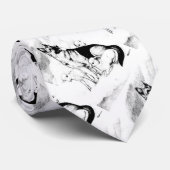 Hundehimmel, die Menge des Meisters Krawatte (Gerollt)