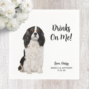Hundehochzeits-Cocktailservietten Serviette