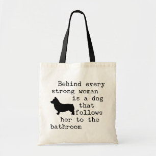 Hundehumor-Zitat - Corgi Tragetasche