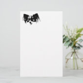 Hundehund Briefpapier (Stehend Vorderseite)