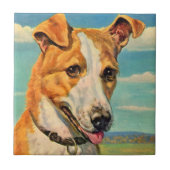 Hundehund Fliese (Vorderseite)