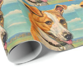 Hundehund Geschenkpapier (Rolleneckpunkt)
