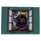 Hundehund Große Geschenktüte (Rückseite)