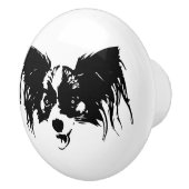 Hundehund Keramikknauf (Rechts)