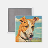 Hundehund Magnet (Vorderseite/Rückseite)
