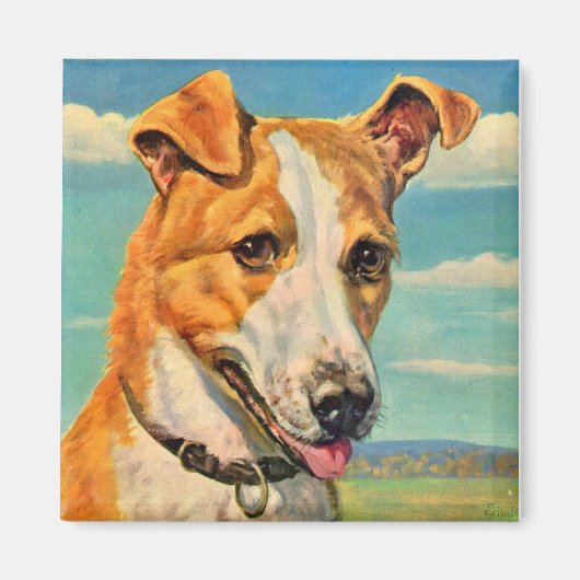 Hundehund Magnet (Vorne)