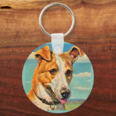 Hundehund Schlüsselanhänger (Vorderseite)