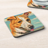 Hundehund Untersetzer (Linke Seite)