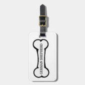 Hundehundbein.png Gepäckanhänger (Vorderseite vertikal)