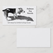 HUNDEhundehütte: SCHÖNE KUNST: VISITENKARTEN Visitenkarte (Vorne/Hinten)