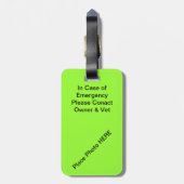 Hundehütte/Kiste Identifikations-Umbau Gepäckanhänger (Rückseite vertikal)