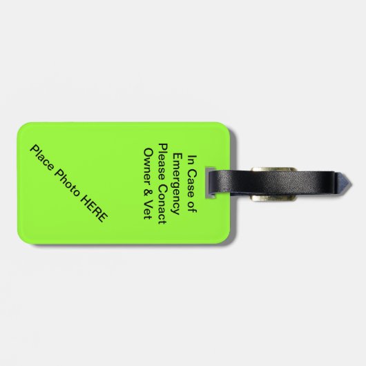 Hundehütte/Kiste Identifikations-Umbau Gepäckanhänger (Rückseite horizontal)