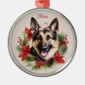 Hundehütte Ornament Aus Metall (Vorne)