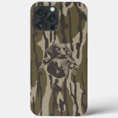 Hundejäger mit Hundeschwald-Camouflage Case-Mate iPhone Hülle (Rückseite)