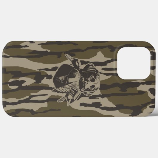 Hundejäger mit Hundeschwald-Camouflage Case-Mate iPhone Hülle (Rückseite (Horizontal))