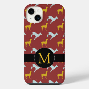 Hundejahr-Sternzeichen-Geburtstags-Monogramm iPC iPhone Hülle