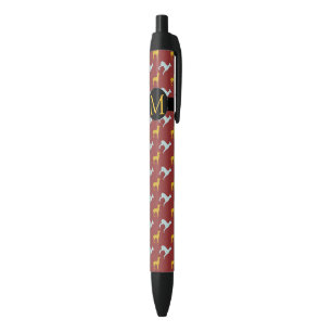 Hundejahr-Tierkreis-Geburtstags-Monogramm-Stift Kugelschreiber