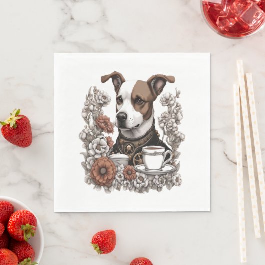 Hundekaffee Serviette (Beispiel)