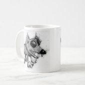 Hundekaffee-Tasse Kaffeetasse (Vorderseite Links)