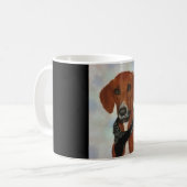 Hundekaffee-Tasse Kaffeetasse (Vorderseite Links)