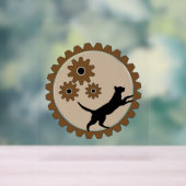 Hundekäfig mit Rädern Acrylschild (Neutral)