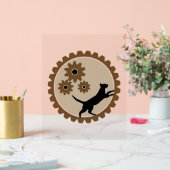 Hundekäfig mit Rädern Acrylschild (Hochzeit)