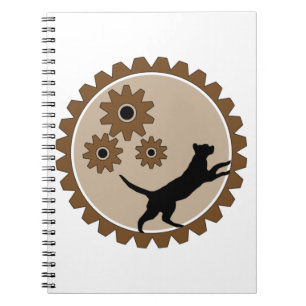 Hundekäfig mit Rädern Notizblock