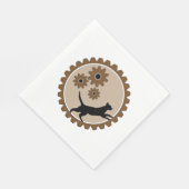 Hundekäfig mit Rädern Serviette (Ecke)