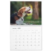 Hundekalender mit unterschiedlicher Rasse pro Mona Kalender (Jan 2027)