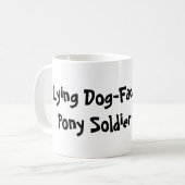 Hundekämpfer Kaffeetasse (Vorderseite Links)