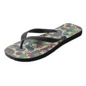 Hundekampfmuster Badesandalen (Schrägansicht)