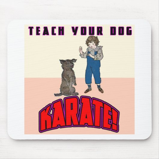 Hundekarate 3 mousepad (Vorne)