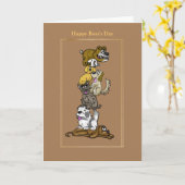 Hundekarte des Sonnenbosses Karte (Gelbe Blume)