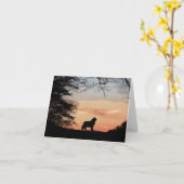 Hundekarte für Neufundland Karte (Gelbe Blume)