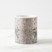 Hundekatze des mittelalterlichen Kaninchens Kaffeetasse (Mittel)