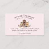 Hundekatze Grooming Petsitter Store Visitenkarte (Rückseite)