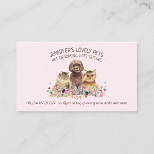 Hundekatze Grooming Petsitter Store Visitenkarte