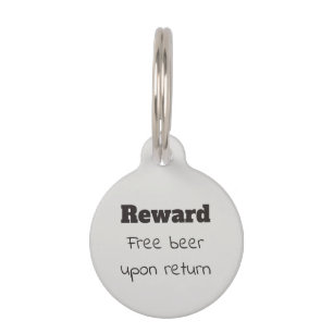 Hundekatze Witziger Spaß Anpassen ID verloren Haustiermarke